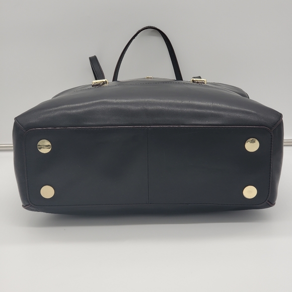 Antonio Melini Black Stachel with Gold Hardware and Three Compartment - Picture 8 of 16